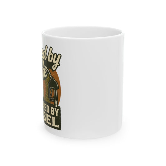 Fueled by Coffee Ceramic Mug - Perfect for Diesel Lovers, Gift for Coffee Drinkers, Car Enthusiast Mug, Funny Coffee Mug, 11oz or 15oz [...]